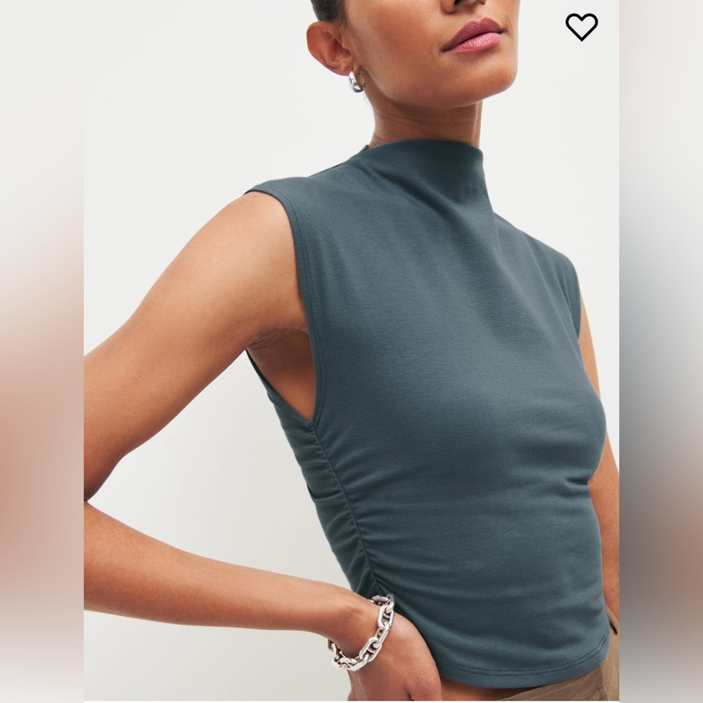 Reformation Lindy Top in Slate